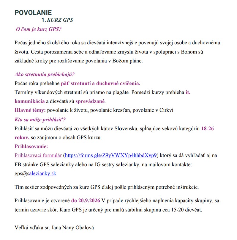 Povolanie 